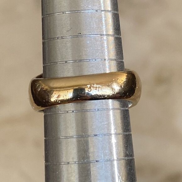 Gold Over Sterling Silver Panther & Crystals Statement Ring Vintage - Picture 10 of 11